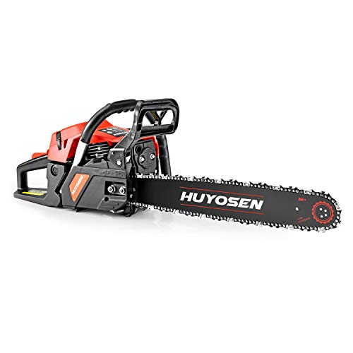 HUYOSEN Gas Power Chain Saws Corded 46 CC 2 Cycle Gas Powered Chainsaw Guide Bar Size 18 inchs 0.325 inchs 72DL Chain Guide Bar 4518L