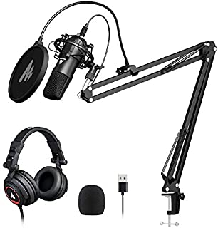 USB Microphone with Studio Headphone Set 192kHz/24 bit MAONO A04H