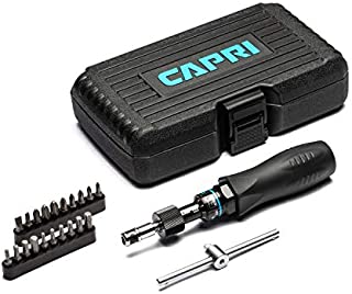 Capri Tools CP21075 Certified Limiting Torque Screwdriver Set, Small, Black