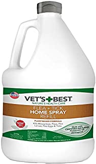 Vet's Best Flea and Tick Home Spray | Flea Treatment for Dogs and Home | Flea Killer with Certified Natural Oils | 96 oz