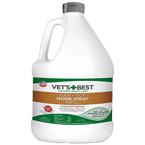 Vet's Best Flea and Tick Home Spray | Flea Treatment for Dogs and Home | Flea Killer with Certified Natural Oils | 96 oz