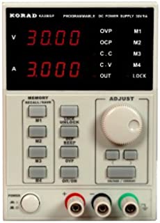 KORAD KA3005P - Programmable Precision Variable Adjustable 30V, 5A DC Linear Power Supply Digital Regulated Lab Grade