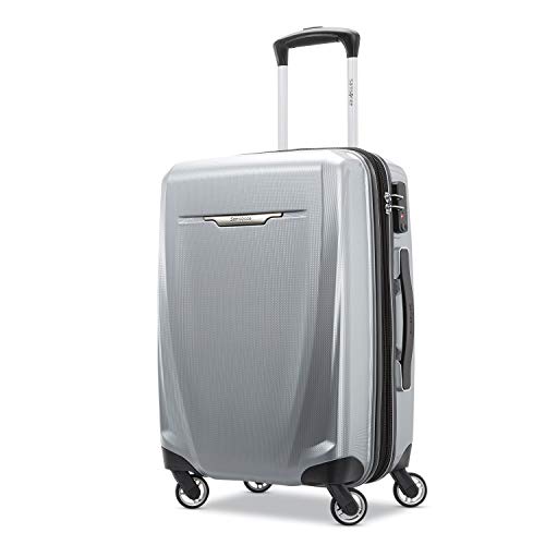 Samsonite Winfield 3 DLX Hardside Expandable Luggage with Spinners, Silver