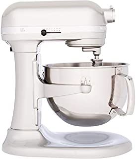 Kitchenaid Professional 600 Stand Mixer 6 quart, Sugar Pearl (Renewed)