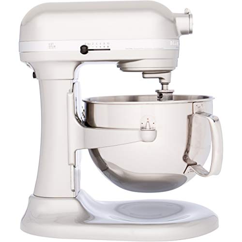 Kitchenaid Professional 600 Stand Mixer 6 quart, Sugar Pearl (Renewed)