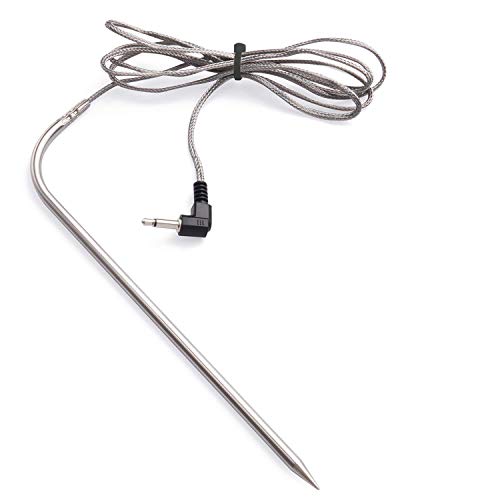 SHINESTAR Temperature Probe, Meat Probe Thermometer Replacement for Pit BOSS, Traeger and Most BBQ Pellet Grills, 3.5mm Plug Grill Thermometer Probe