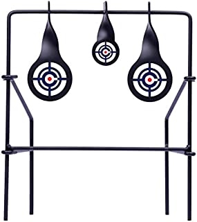 Crosman CSLT Metal Spinning Target For Use With .177-Caliber And .22-Caliber Pellets , Black