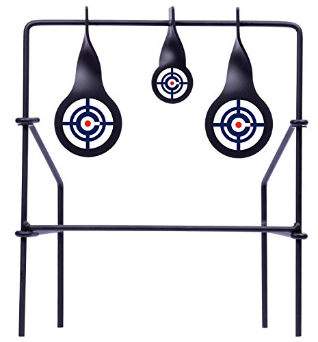 Crosman CSLT Metal Spinning Target For Use With .177-Caliber And .22-Caliber Pellets , Black