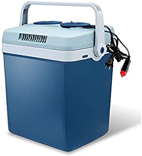 Lifestyle by Focus Electric Travel Cooler and Warmer for Car and Home - 27 Quart (25 Liter) Holds 30 Cans - Dual 110V AC House and 12V DC Vehicle Plugs