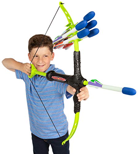 Marky Sparky Faux Bow 3 - Shoots Over 100 Feet - Foam Bow & Arrow Archery Set