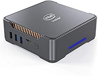 Mini PC, Intel Celeron J3455 Processor(up to 2.3GHz) Windows 10(64-bit) Mini Desktop Computer with HDMI/VGA Port,4GB DDR3/64GB eMMC,Gigabit Ethernet,Dual Band Wi-Fi,Bluetooth 4.2,4K HD