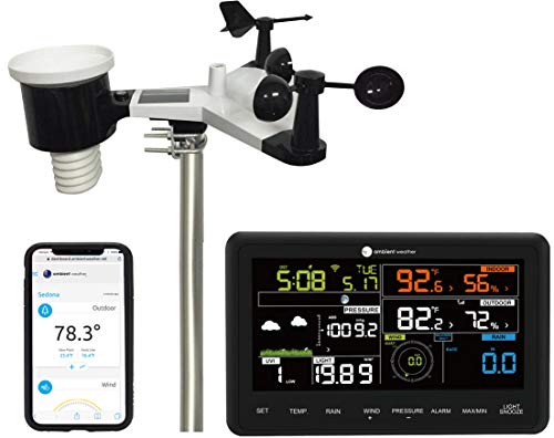 Ambient Weather WS-2902A WiFi Smart Weather Station - Compatible with Alexa & Google Assistant