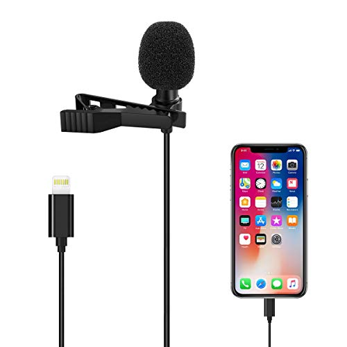 Microphone Professional for iPhone/Video Conference/Podcast/Voice Dictation/YouTube Grade Valband Omnidirectional Phone Audio Video Recording Condenser Microphone  (1.5m)