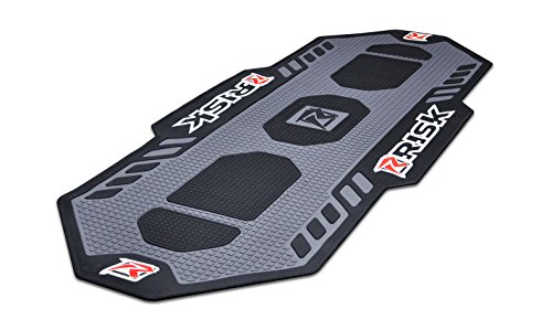 Risk Racing 00244 Black/Grey Motorcycle Pit Garage Floor Mat