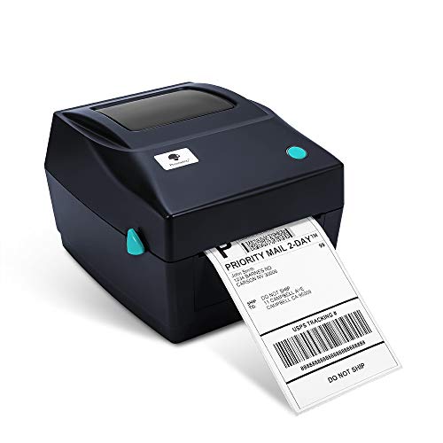 4x6 Shipping Label Printer - 152mm/s Desktop Label Printer Thermal Label Maker Barcode Printer Support Mac & Windows System, Compatible with UPS, USPS, Etsy, Shopify, Amazon, FedEx, Ebay, etc