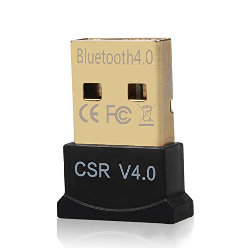 DAYKIT Mini USB Bluetooth CSR 4.0 Dual Mode Adapter Dongle for Windows 10 8 7 Vista XP 32/64 Bit Linux Black