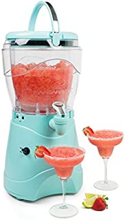 Nostalgia MSB1AQ Margarita & Slush Machine, Makes 1 Gallon of Drinks, Easy-Flow Spout, With Carry Handle, Aqua