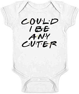 Pop Threads Could I Be Any Cuter Funny 90s TV Show Graphic White 6M Infant Baby Boy Girl Bodysuit