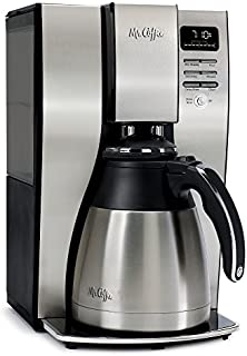 Mr. Coffee BVMC-PSTX95 10-Cup Optimal Brew Thermal Coffee Maker, Stainless Steel