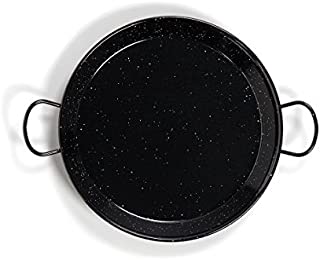 Castevia 18-Inch Enameled Steel Paella Pan, 46cm up to 12 Servings