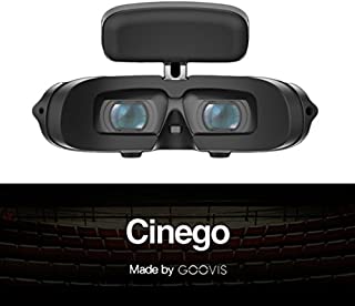 Goovis G2 Virtual Reality Travel 3D Theater VR Glasses 4K Travel Cinema Micro Sony M-OLED Screens 1920 x 1080 Displays for Xbox One PS4 Nintendo Switch