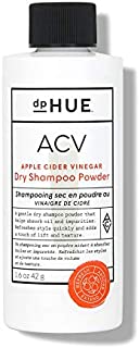 dpHUE Apple Cider Vinegar Dry Shampoo Powder, 1.6 oz - Color Safe, Volumizing Dry Shampoo For All Hair Types & Colors - Non-Aerosol Dry Powder Shampoo With Apple Cider Vinegar