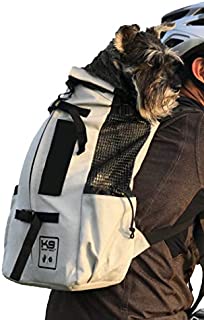 K9 Sport Sack | Dog Carrier Backpack for Small and Medium Pets | Front Facing Adjustable Dog Backpack Carrier | Fully Ventilated | Veterinarian Approved (Small, Air - Charcoal Grey)