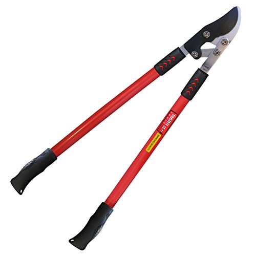 TABOR TOOLS GG11A Bypass Lopper with Compound Action, Chops Thick Branches with Ease, 30 Inch Tree Trimmer, Branch Cuttter with 1 3/4 Inch Clean Cut Capacity.