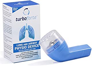 Turboforte - Lung Expansion, Mucus Relief Device - Helps Clear Congestion from Airways, Lungs & Makes Breathing Easier - Easy to Use, No Refills or Batteries Required - Lung Cleanse