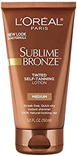 L'Oreal Paris Sublime Bronze Tinted Self-Tanning Lotion Medium Natural Tan 5 fl. oz.