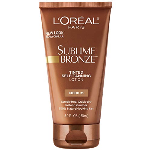 L'Oreal Paris Sublime Bronze Tinted Self-Tanning Lotion Medium Natural Tan 5 fl. oz.