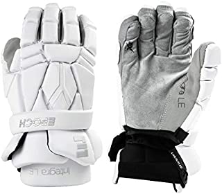 Epoch Integra LE Lacrosse Gloves for Attack, Middie and Defensemen White Large