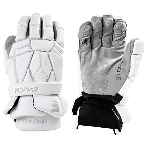 Epoch Integra LE Lacrosse Gloves for Attack, Middie and Defensemen White Large
