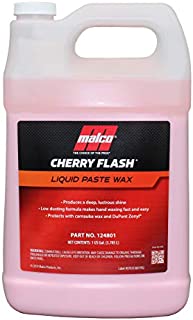 Malco Cherry Flash Automotive Liquid Paste Wax  Protect & Shine Your Vehicle/Easiest Way to Hand Wax Your Car/Lasting Gloss & Protection for Cars, Trucks, Boats and Motorcycles / 1 Gal. (124801)