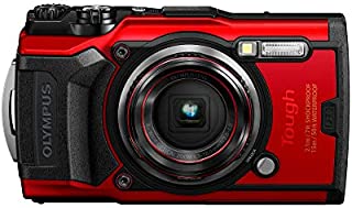 Olympus Tough TG-6 Waterproof Camera, Red