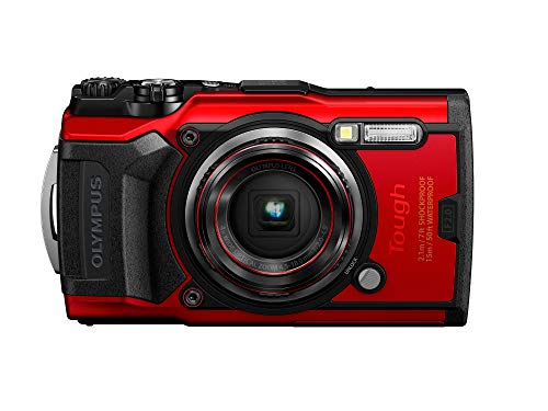 Olympus Tough TG-6 Waterproof Camera, Red