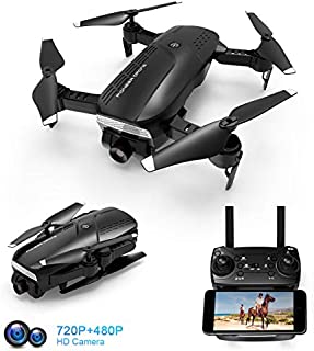 Foldable Drone with 720P HD Camera for Adults, FPV WiFi RC Quadcopter, 120° Wide-Angle Live Video Camera, Altitude Hold, APP Control, One Key Return, Easy to Fly for Beginners, 2 Batteries