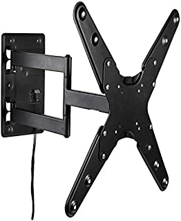 Mount-It Lockable RV TV Wall Mount for 42 50 55 Inch Televisions, Locking Detachable Full Motion Bracket for Travel Trailers, RVs, Campers, Motorhomes and Marine Boats, VESA 200 400, 77 Lbs Capacity