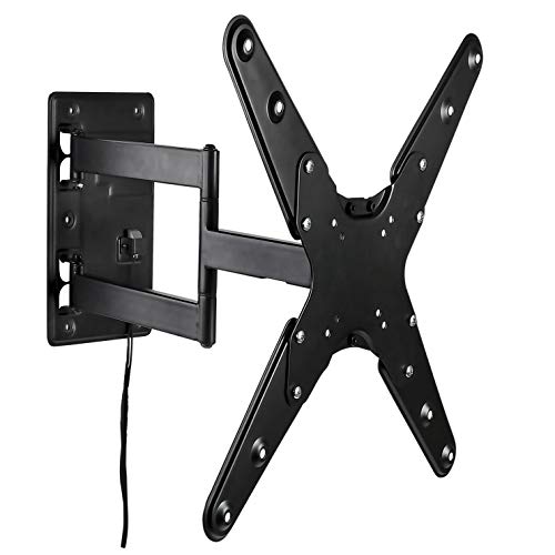 Mount-It Lockable RV TV Wall Mount for 42 50 55 Inch Televisions, Locking Detachable Full Motion Bracket for Travel Trailers, RVs, Campers, Motorhomes and Marine Boats, VESA 200 400, 77 Lbs Capacity