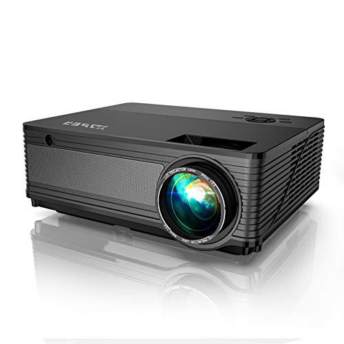 YABER Y21 Native 1920 x 1080P Projector 7000 Lux Upgrad Full HD Video Projector, Support 4k & Zoom, Home & Outdoor Projector Compatible w/TV Stick,HDMI,VGA,USB, iPhone,Android,Laptop,PS4,Xbox