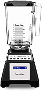 Blendtec Total Classic Original Blender - WildSide plus Jar (90 oz) - Professional-Grade Power - 6 Pre-programmed Cycles - 10-speeds - Black (Renewed)