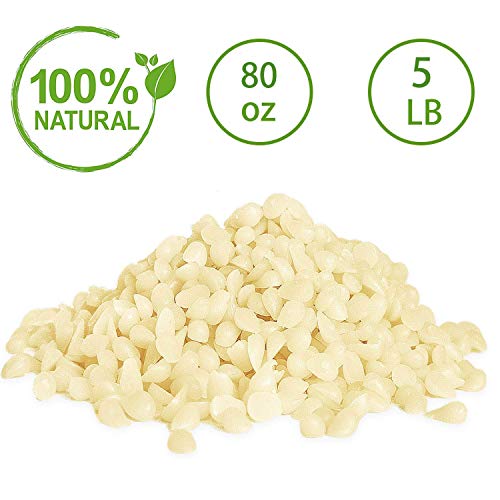 Pure White BEESWAX Pellets - 100% Natural