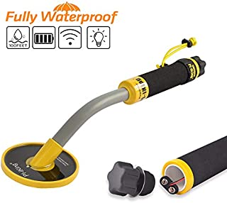 Wedigout Metal Detector 100Feet Underwater Fully Waterproof Pinpointer Handheld Pulse Induction Targeting with Vibration LED