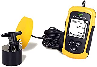 LUCKY Wired Fish Finder Sonar Sensor Transducer Water Depth Finder Portable Fish Finder for Fishing