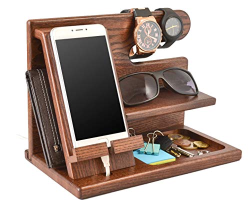 Wood Phone Docking Station Ash Key Holder Wallet Stand Watch Organizer Men Gift Hu
</p>
                                                            </div>
                            <div class=