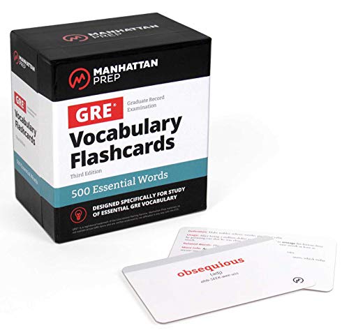 500 Essential Words: GRE Vocabulary Flashcards