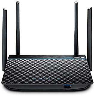 ASUS RT-ACRH13 AC1300 Dual Band WiFi Router with 4 Gigabit LAN Ports, Easy App setup, VPN, Parental Control, MU-MIMO, USB 3.0 port, Gaming, 4K Streaming