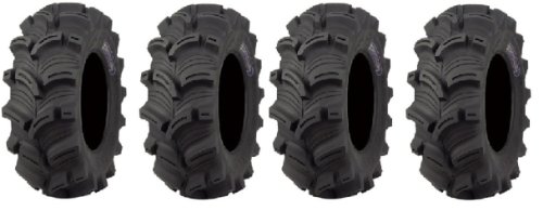 Full set of Kenda Executioner (6ply) 25x8-12 and 25x10-12 ATV Tires (4)