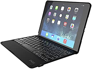 ZAGG Folio Case Hinged with Backlit Bluetooth Keyboard for iPad Air 2 - Black