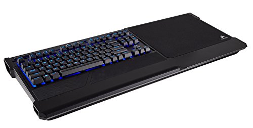 Corsair K63 Wireless Mechanical Keyboard & Gaming Lapboard Combo - Game Comfortably on Your Couch - Backlit Blue Led, Cherry MX Red - Quiet & Linear